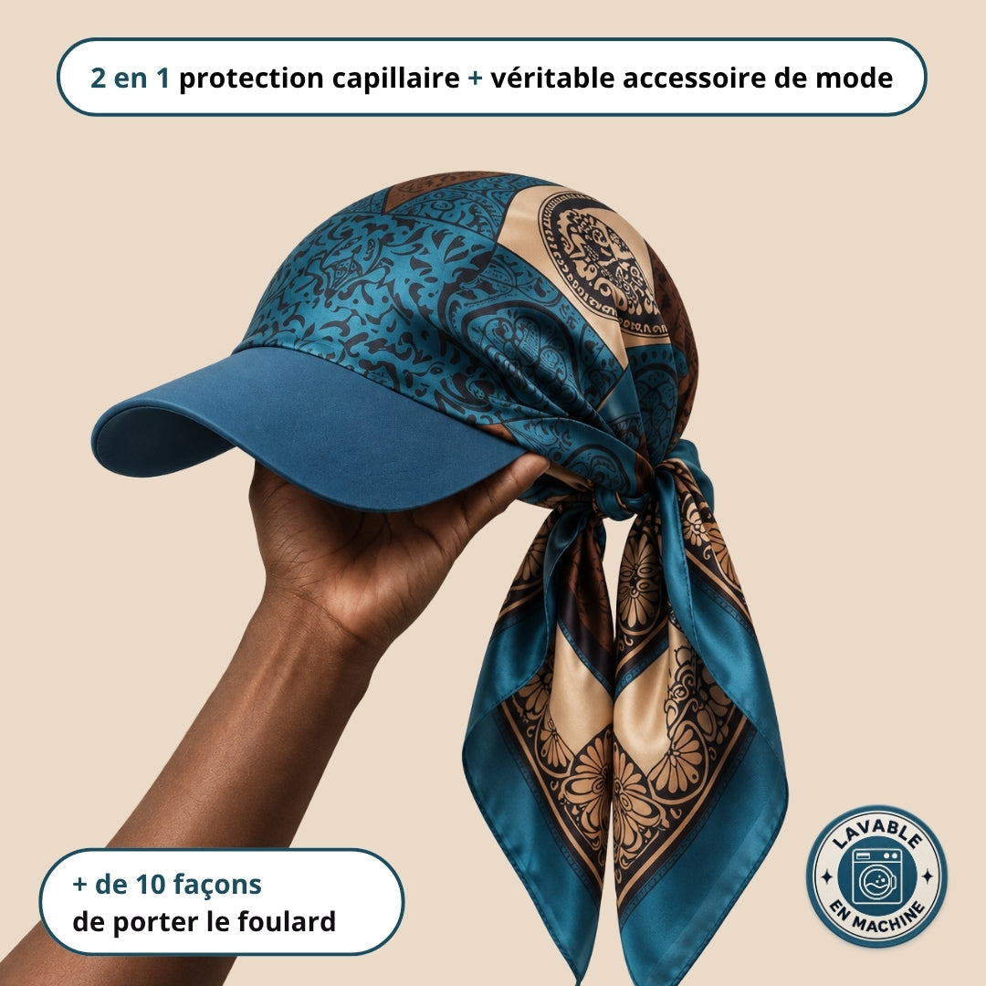 Casquette foulard