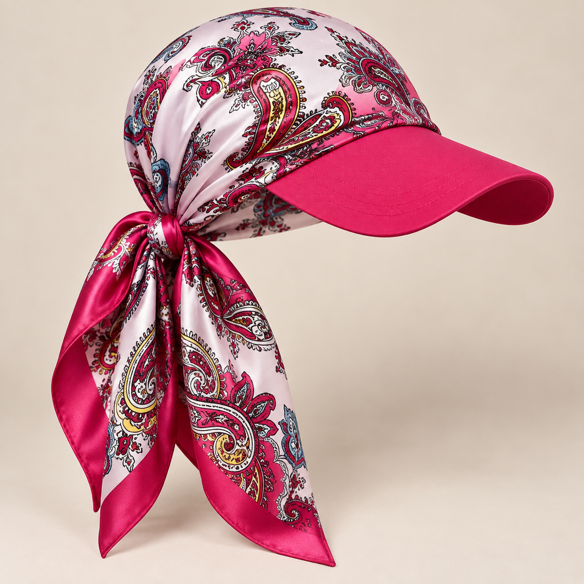 Casquette foulard