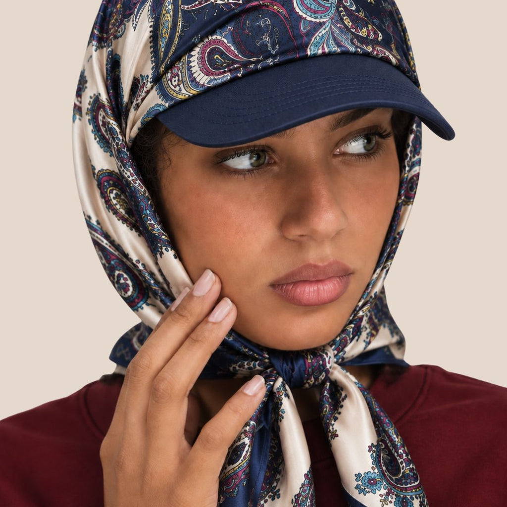 Casquette foulard