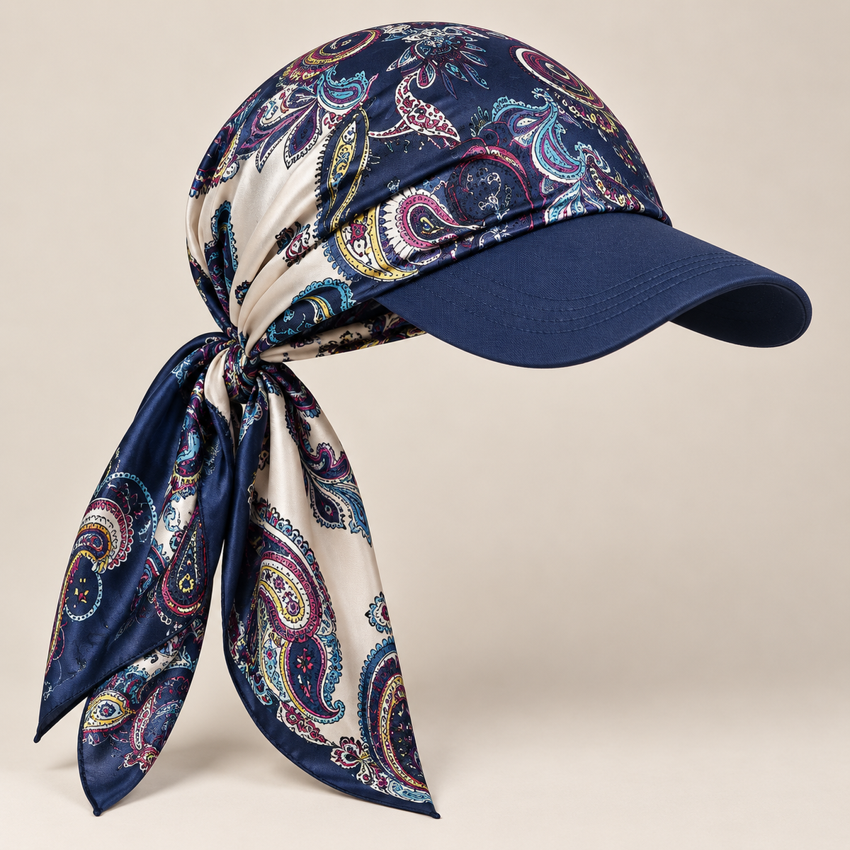 Casquette foulard