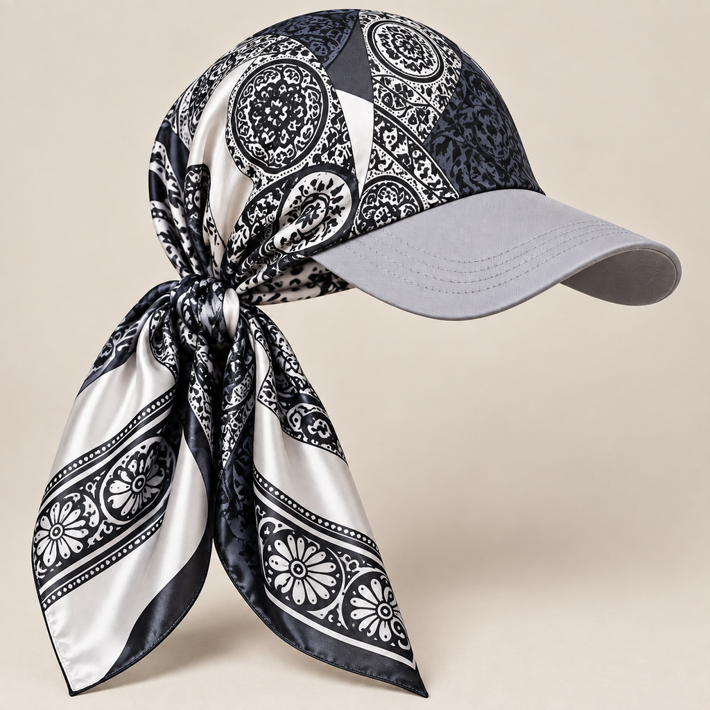 Casquette foulard